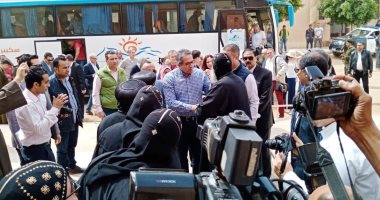 وزير الآثار و40 سفيرا أجنبيا وعربيا يتفقدون الدير الأحمر بسوهاج.. فيديو وصور