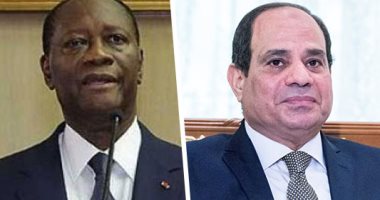 "صداقة وعمل".. هكذا وصفت صحف كوت ديفوار زيارة السيسى لحسن واتارا