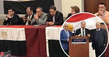 صور.. الجالية المصرية بأمريكا تعزف سيمفونية فى حب مصر.. الأغانى الوطنية تشعل حماس المصريين فى ندوة تعديلات الدستور بواشنطن.. كرم جبر: التعديلات تواكب النهضة.. ومارجريت عازر: عهد السيسى هو العصر الذهبى للمرأة