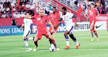 التعادل يحسم مباراة الدحيل والعين فى دوري أبطال آسيا.. فيديو