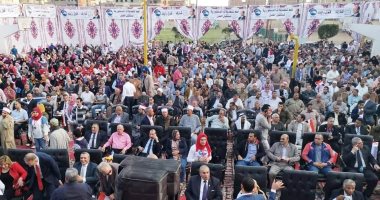 5 الاف مواطن بفاقوس يشاركون فى مؤتمر جماهيرى عن التعديلات الدستورية