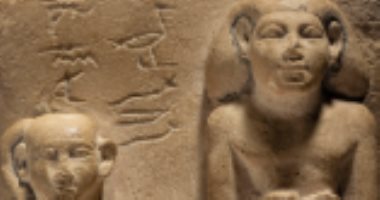 تمثال من الحجر الجيرى المصرى للبيع فى مزاد علنى بأمريكا.. اعرف سعره كام