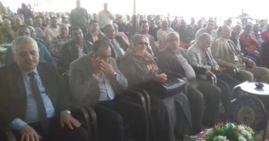 صور.. مؤتمر حاشد بنادى السكة الحديد بطنطا تأييدا للتعديلات الدستورية 