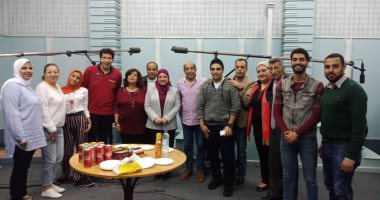 هانى رمزى وويزو وانتصار يبدأون تسجيل المسلسل الإذاعى "قمر فى سكة سفر"
