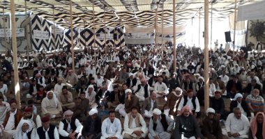 صور.. مؤتمر حاشد لتأييد التعديلات الدستورية بمدينة الضبعة في مطروح