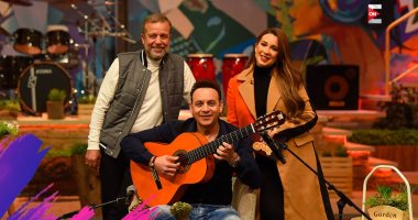 صور.. مصطفى قمر ضيف "أنا وبنتى" على ON E الليلة