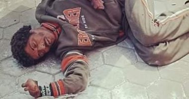 "إحنا معاك".. مشرد فى حاجة لمساعدة بشارع أحمد عرابى بالمهندسين