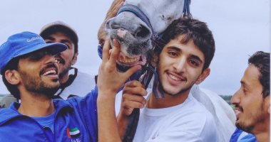 بعد تتويجه ببطولة الألعاب الحكومية.. ولى عهد دبى يستعيد ذكرياته مع حصانه الأبيض