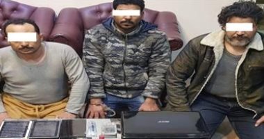 القبض على تشكيل عصابى انتحل صفة شرطيين للاستيلاء على أموال المواطنيين بالعبور