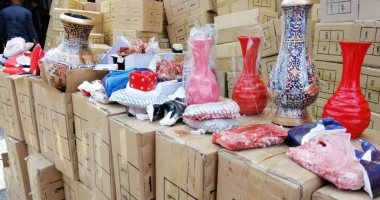 ضبط 8 أطنان "معسل" قبل تهريبه من ميناء الإسكندرية 