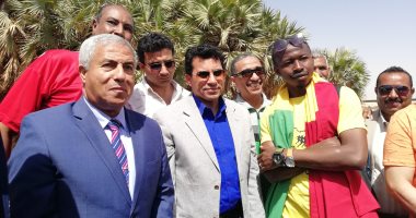 صور .. وزير الرياضة يطلق ماراثون أفريقيا الأول للشباب من أسوان