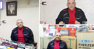 قطار نجاح المشروعات الصغيرة مستمر.. "أحمد عبدالغفار" تخرج فى الهندسة ورفض العمل الحكومى.. ويؤكد: قرض جهاز تنمية المشروعات ساعدنى فى الحصول على توكيلات الأجهزة الكهربائية.. ووفرت فرص عمل لأبناء قريتى (صور)