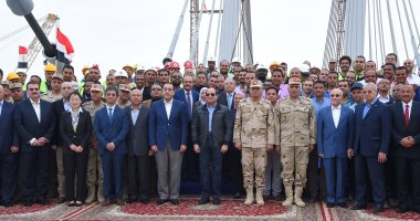 ننشر صور تفقد الرئيس السيسى لمحور روض الفرج فجراً
