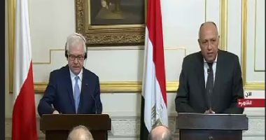 وزير خارجية بولندا: مصر تلعب دورا بارزا فى إرساء الأمن والاستقرار بالشرق الأوسط