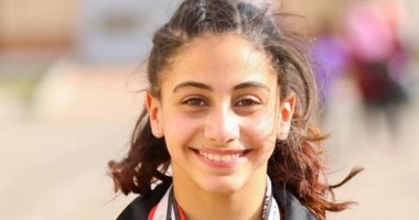 جودى فايد لاعبة دجلة تحصد ذهبية بطولة الجمهورية للجمباز 