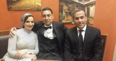 أفراح قناة الغد.. زفاف شهيرة العظمة والمخرج محمد حسن