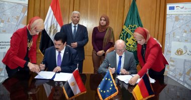 محافظ القليوبية يوقع بروتوكولاً مع الوكالة الألمانية لإنشاء مشاريع البنية التحتية