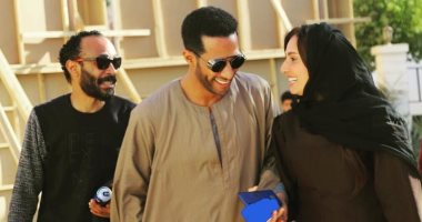 صورة بحبها.. حلا شيحا مع محمد رمضان فى كواليس زلزال: سعيدة بوجودى بالمسلسل