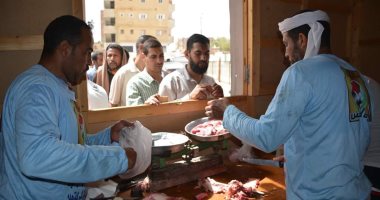 صور ..طرح اللحوم البلدية بـ 75 جنيه للكيلو يوميا حتى نهاية شهر رمضان بالوادى الجديد