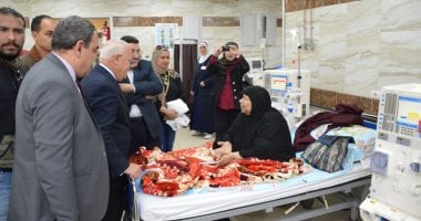 صور..محافظ بورسعيد يتفقد التوسعات الجديدة بقسم الغسيل الكلوى بمستشفى التضامن