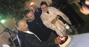 هانى أبو ريدة يحتفل بعيد ميلاد حازم إمام