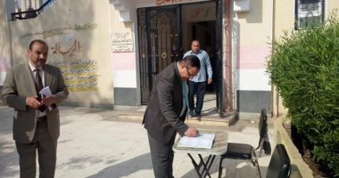 وكيل " تعليم الغربية " يتابع عددا من مدارس المحلة
