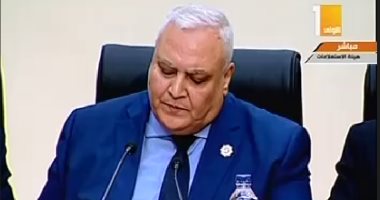 رئيس الهيئة الوطنية للانتخابات يستعرض المواد المقترح تعديلها بالدستور