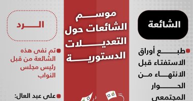 4 شائعات حول التعديلات الدستورية.. تعرف عليها
