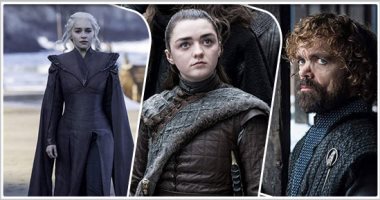 "الحساب بالحلقة والحسابة بتحسب".. اعرف أجور نجوم الموسم الأخير من المسلسل الشهيرGame of Thrones.. 5 أبطال يحصلون على 710 آلاف دولار من غير نسب المبيعات.. مايسى ويليامز وصوفى تيرنر يرفعان أجرهما لـ210 آلاف دولار