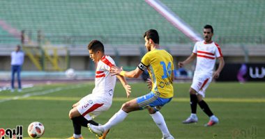 الزمالك يتقدم على الإسماعيلى بهدف عمر السعيد فى الشوط الأول