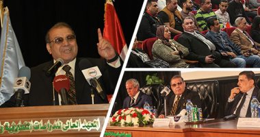فى احتفالية اليوبيل الذهبى للجمعية المصرية للدراسات التعاونية .. حسن راتب يدعو المصريين للمشاركة فى الاستفتاء على الدستور ..ويؤكد :مصر تشهد تنمية حقيقية والإقتصاد لن يزدهر الا فى وجود استقرار 