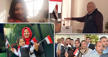 طفل ومسن وطوابير ستات.. مشاهد أول أيام الاستفتاء على تعديلات الدستور للمصريين فى الخارج.. المرأة المصرية تقص شريط التصويت فى نيوزيلندا.. ابن الـ90 عامًا يلبى نداء الوطن فى اليونان.. وسليم أصغر ناخب فى ميلانو