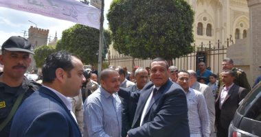 صور.. محافظ البحيرة يطالب المواطنين بتكثيف المشاركة فى الاستفتاء 