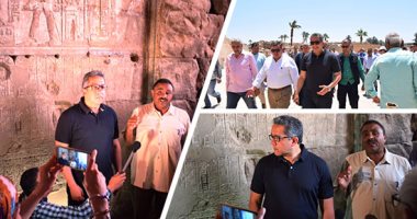 صور.. افتتاح معبد الإيبت بالكرنك بعد إظهار سحر ألوانه.. وزير الآثار: فتحه أمام السائحين للزيارة.. "الأعلى للآثار": إنهاء التطوير فى 8 أشهر بأيادى المصريين.. مدير الترميم: "إيبت" آلهة الوفرة عند المصريين القدماء