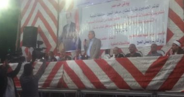 فيديو وصور..مؤتمر جماهيرى حاشد قبل انطلاق التصويت على الاستفتاء بالمنوفية