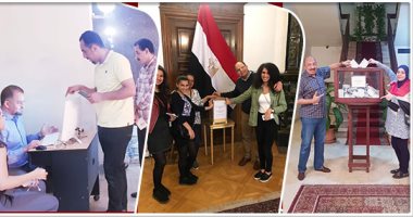 فيديو وصور.. طيور مصر المهاجرة تطوى صفحة أول يوم استفتاء بملحمة جديدة فى حب الوطن.. الخليج فى مقدمة "طوابير الناخبين".. كبار السن والسيدات نموذج مشرف.. وواشنطن تواصل استقبال المصوتين