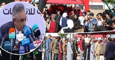 الوطنية للانتخابات توضح ملامح أول أيام ماراثون الاستفتاء: دفعنا بموظفين بجنوب سيناء والقاهرة لمعاونة القضاة لكثافة الحضور.. الشريف: نتائج الاستفتاء فى موعد أقصاه 27 أبريل..  ومستعدون دائما لإجراء أى استحقاق