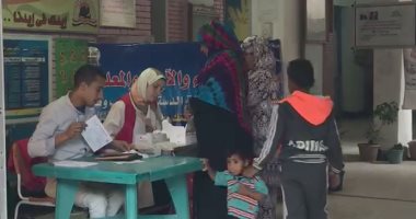 حلل وشارك بصوتك.. "100 مليون صحة" تستقبل المواطنين أثناء الاستفتاء بالرماية