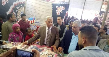 صور.. محافظ المنوفية يفتتح معرض "سوبر ماركت أهلا رمضان" بأشمون