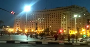 أكبر لافتة رقمية على مجمع التحرير تدعو للمشاركة فى الاستفتاء