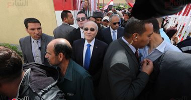 صور وفيديو.. اللواء محمد العصار يدلي بصوته فى الاستفتاء على التعديلات الدستورية