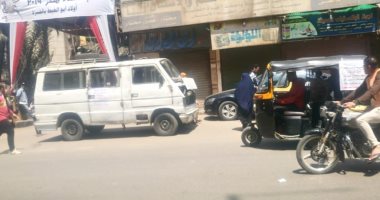 الميكروباص والتوك توك وسيلة أهالى الجيزة للذهاب إلى لجان الاستفتاء