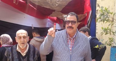 رئيس الجودو يدلى بصوته فى الاستفتاء على التعديلات الدستورية