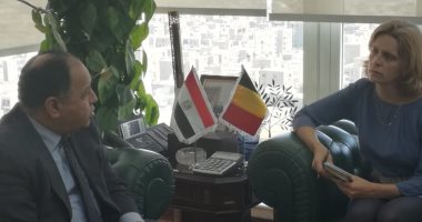 وزير المالية لسفيرة بلجيكا: نسعى لرفع معدلات النمو لـ 6%وخفض البطالة