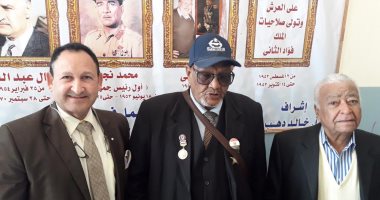 صور.. بطل فكرة الشفرة فى حرب أكتوبر يدلى بصوته فى الاستفتاء فى الإسكندرية