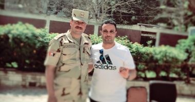 حمادة أنور يدلى بصوته فى الاستفتاء على التعديلات الدستورية