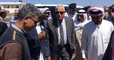 صور.. محافظ جنوب سيناء ومدير أمن الغربية يتفقدان لجان الاستفتاء على الدستور 
