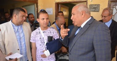 محافظو الوادى الجديد والإسكندرية وبنى سويف يتفقدون لجان الاستفتاء