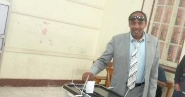 جمال محمد على  يصوت بنعم على التعديلات الدستورية