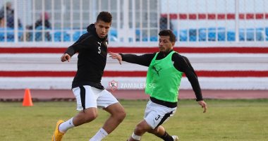 "جلسة تحفيزية" من جروس للاعبى الزمالك ..وتدريبات قوية بالكرة قبل مواجهة بيراميدز